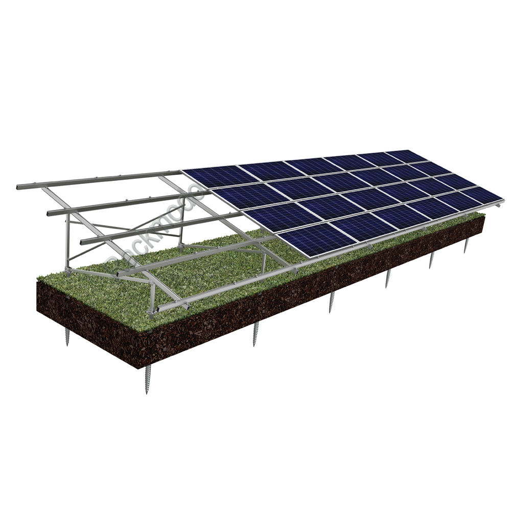 Photovoltaic Aluminum Mounting System Ground Solar Bracket