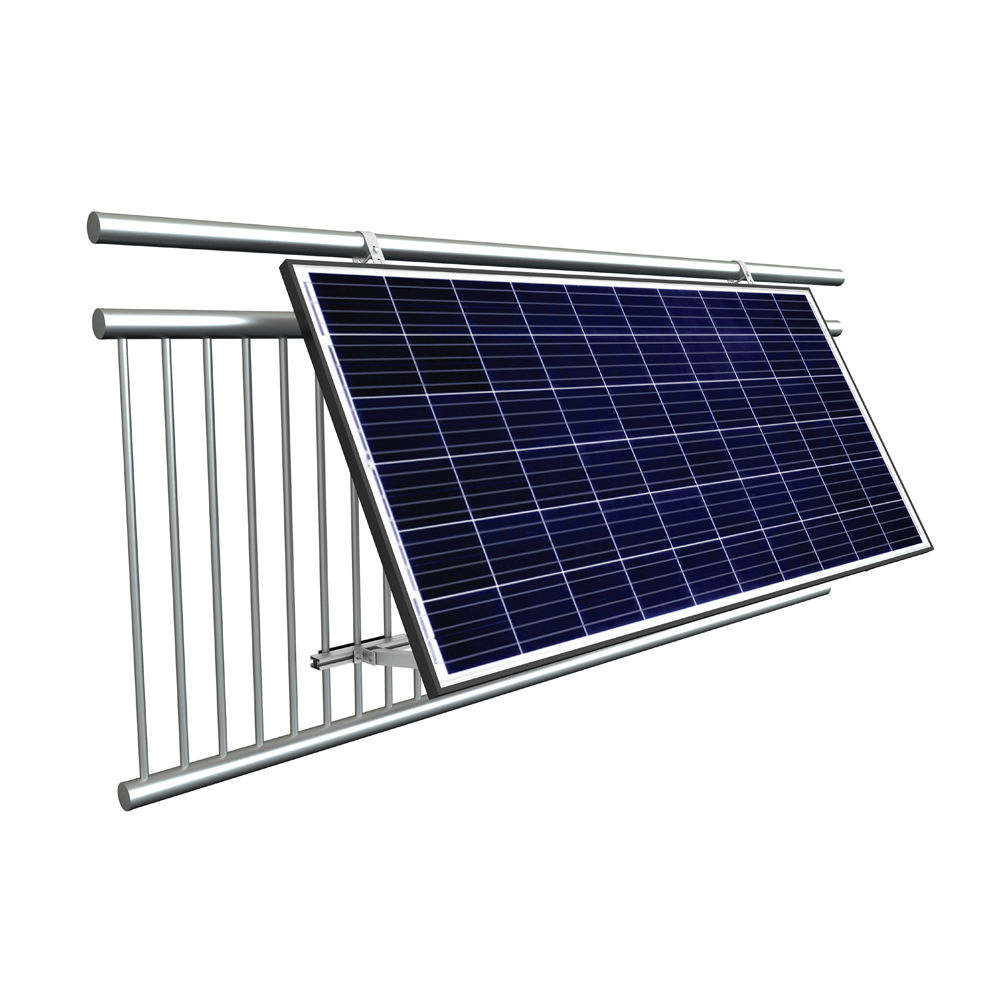 Easy Solar Kit Universal Balcony Solar Panel Mounting Brackets Ground Railing Wall Installation for Solar Mounting System